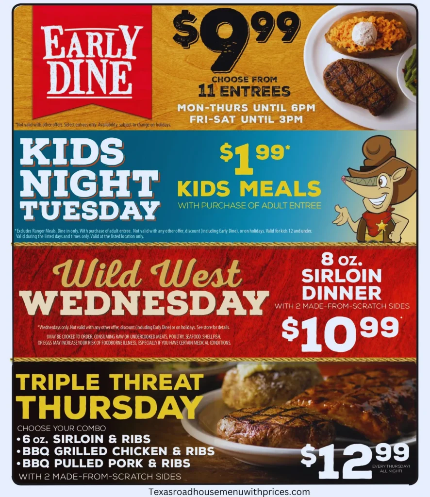Texas Roadhouse Specials